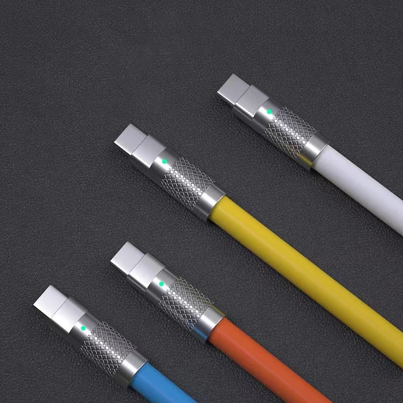 USB-C zu USB-C Schnellladekabel – 6A | Laden & Datenübertragung