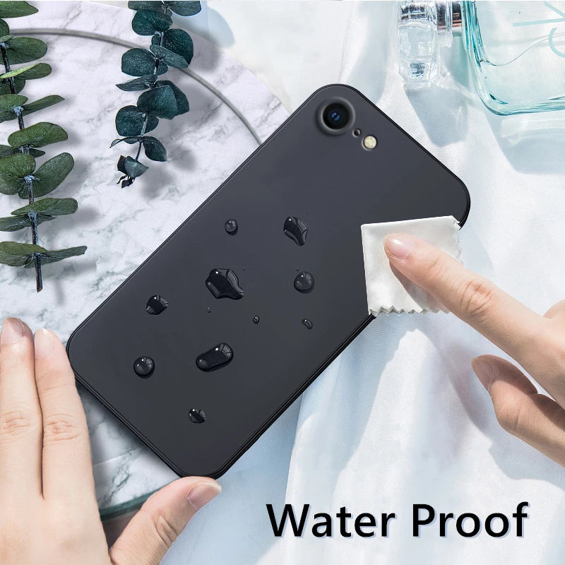 Modische Schutzhülle aus Flüssigsilikon für iPhone 7 / 8 / SE 2020 / SE 2022