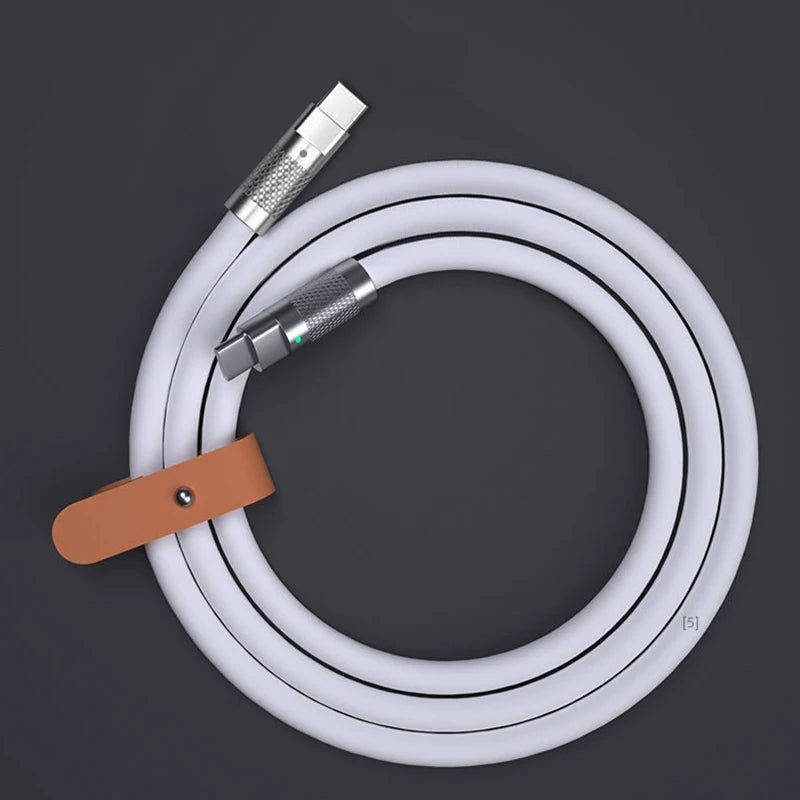 USB-C zu USB-C Schnellladekabel – 6A | Laden & Datenübertragung