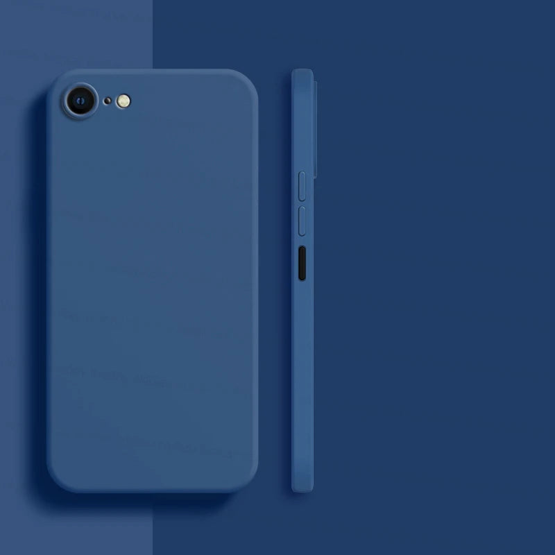 Modische Schutzhülle aus Flüssigsilikon für iPhone 7 / 8 / SE 2020 / SE 2022