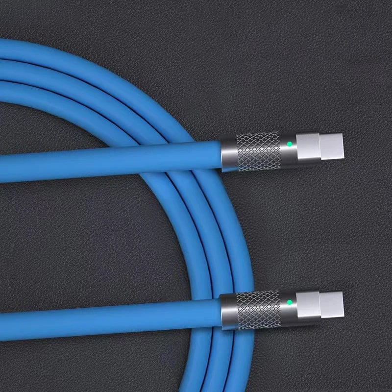 USB-C zu USB-C Schnellladekabel – 6A | Laden & Datenübertragung