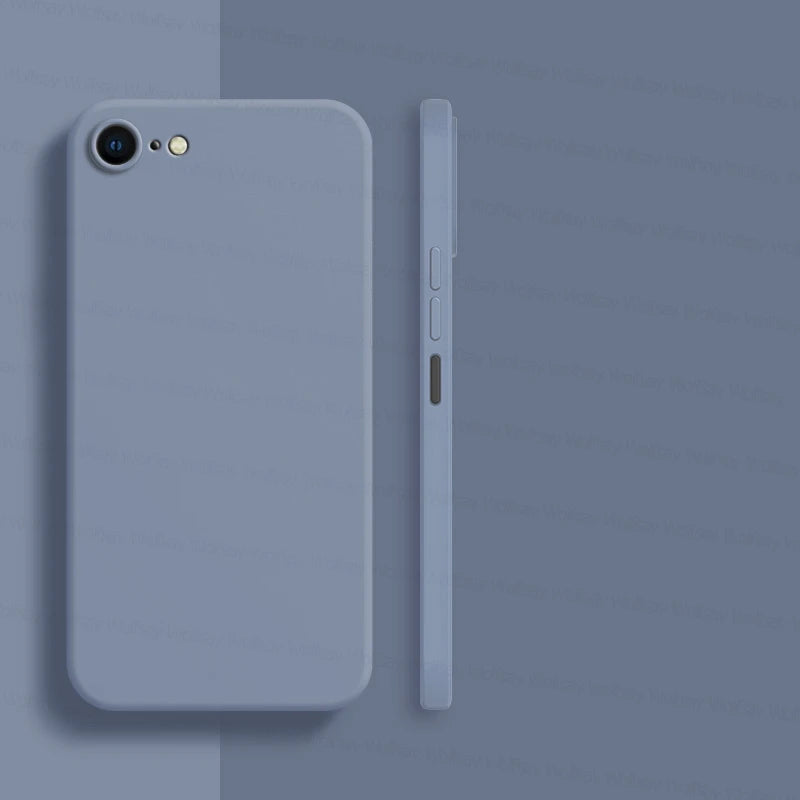 Modische Schutzhülle aus Flüssigsilikon für iPhone 7 / 8 / SE 2020 / SE 2022