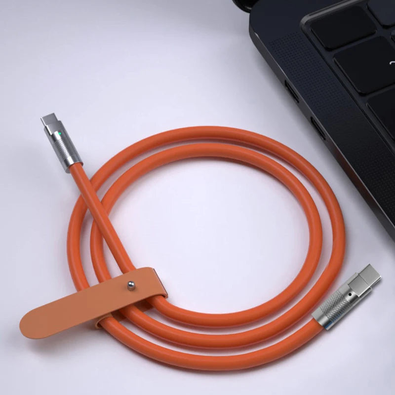 USB-C zu USB-C Schnellladekabel – 6A | Laden & Datenübertragung