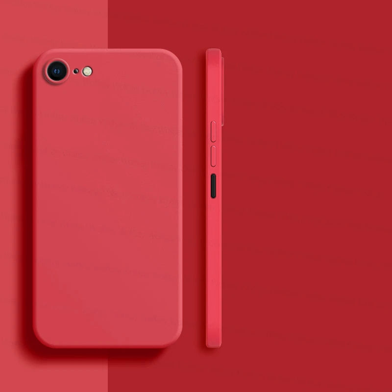 Modische Schutzhülle aus Flüssigsilikon für iPhone 7 / 8 / SE 2020 / SE 2022