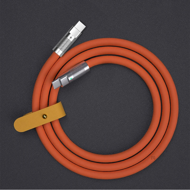 USB-C zu USB-C Schnellladekabel – 6A | Laden & Datenübertragung