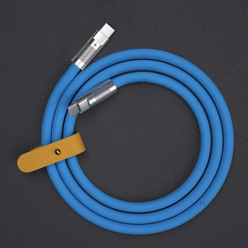 USB-C zu USB-C Schnellladekabel – 6A | Laden & Datenübertragung