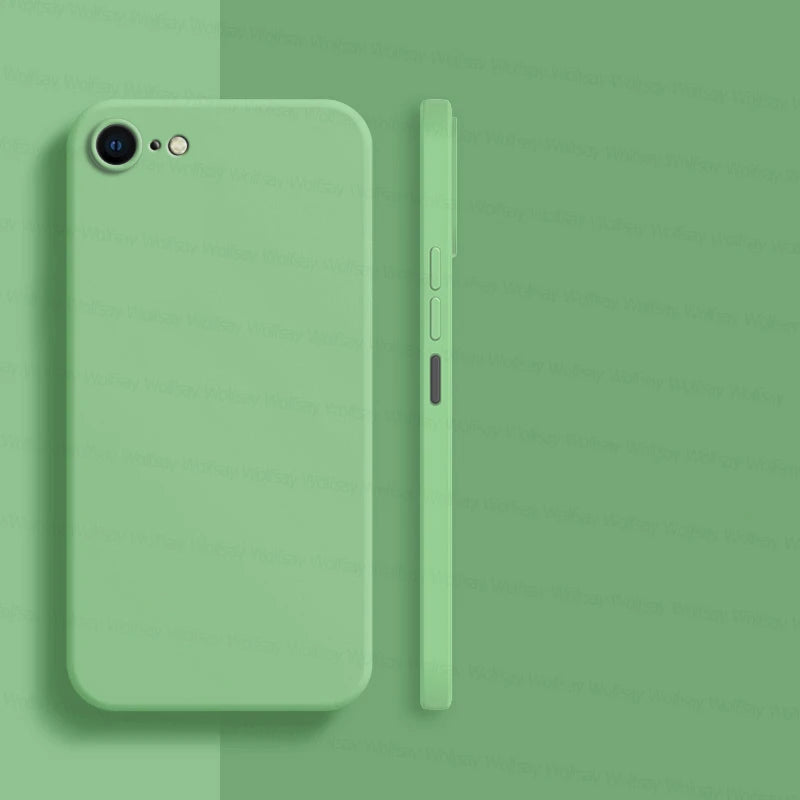 Modische Schutzhülle aus Flüssigsilikon für iPhone 7 / 8 / SE 2020 / SE 2022