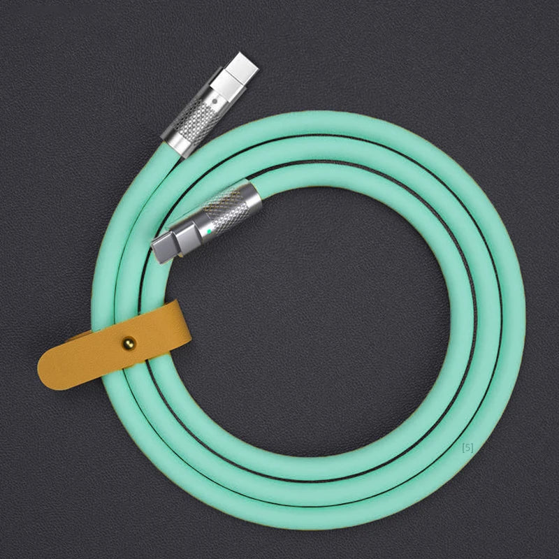 USB-C zu USB-C Schnellladekabel – 6A | Laden & Datenübertragung