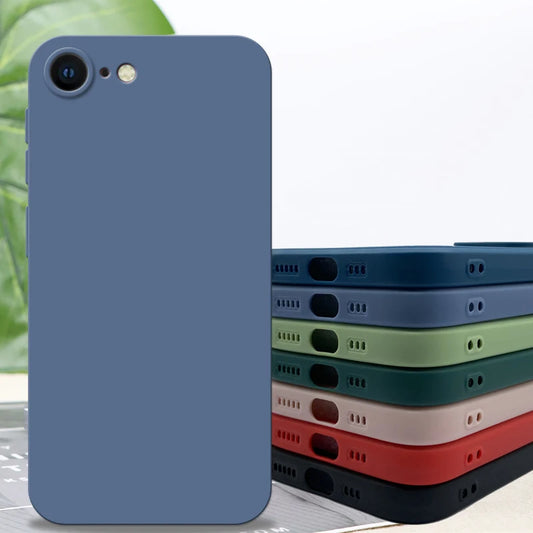 Modische Schutzhülle aus Flüssigsilikon für iPhone 7 / 8 / SE 2020 / SE 2022