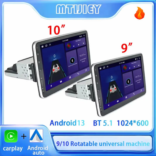 MTIJIEY Android 13 Autoradio 10.1" – CarPlay, GPS, Bluetooth &amp; HD Touchscreen