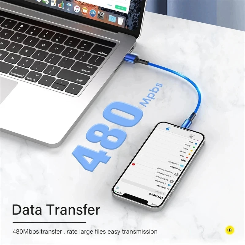3A USB Schnellladekabel – Geflochtenes Design, CE-Zertifiziert, Fast Charging