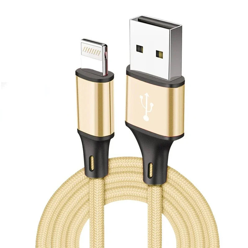 3A USB Schnellladekabel – Geflochtenes Design, CE-Zertifiziert, Fast Charging