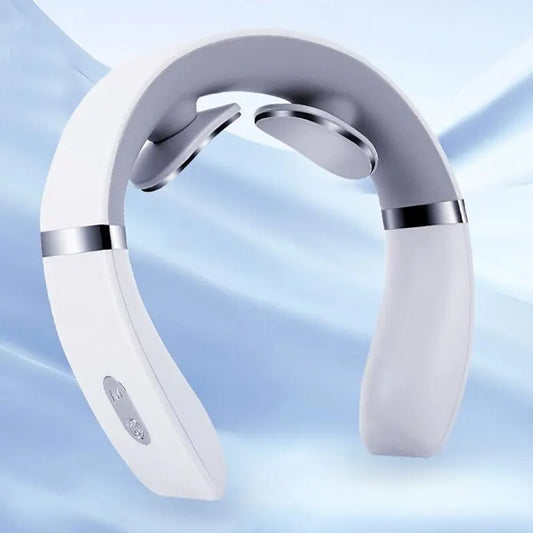 HOMEFISH Elektrischer Nacken- & Schultermassager – 16 Modi, Tiefengewebemassage, tragbar & USB-ladbar