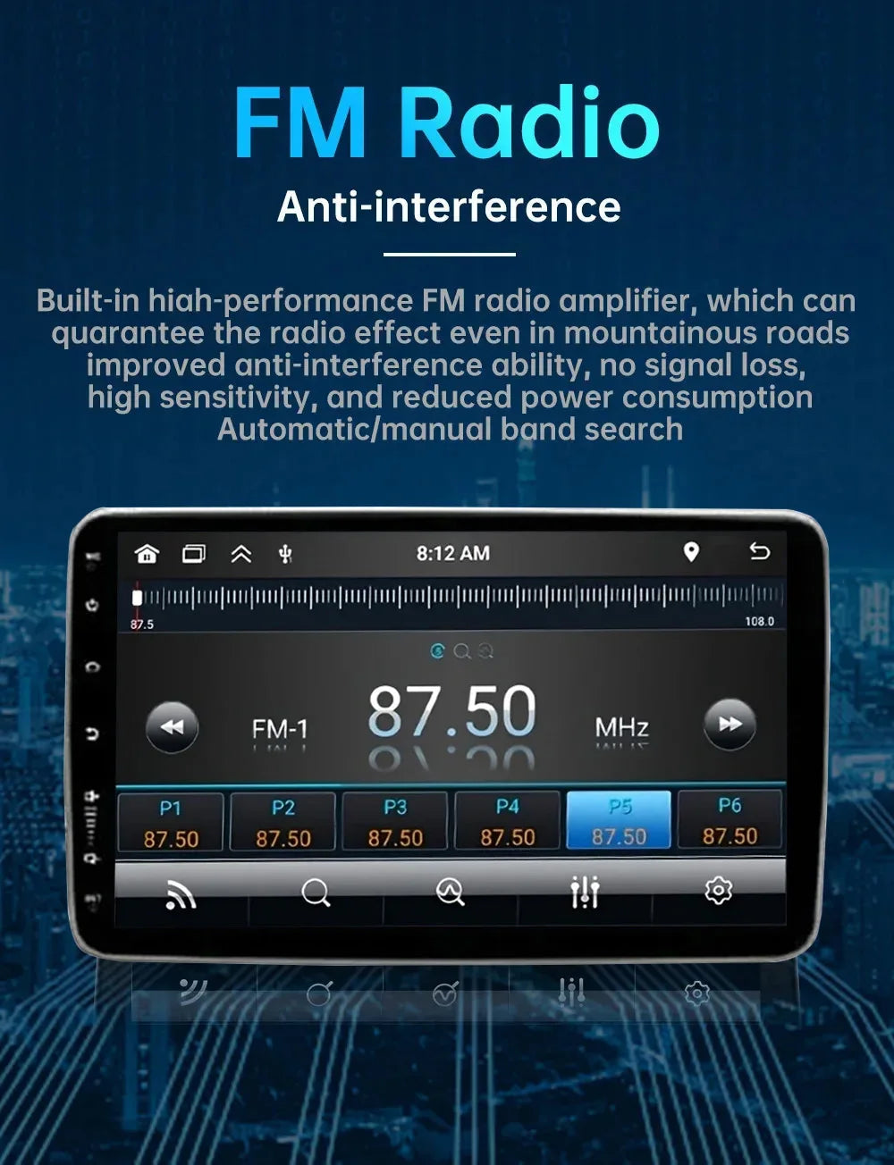 MTIJIEY Android 13 Autoradio 10.1" – CarPlay, GPS, Bluetooth &amp; HD Touchscreen