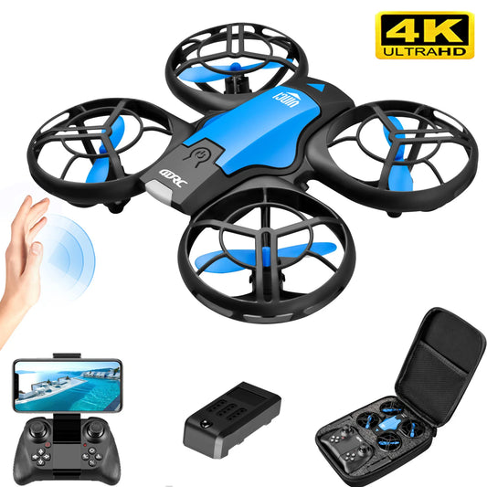 V8 Mini Drohne mit 4K/1080P HD Weitwinkelkamera – WiFi FPV & Höhenhaltefunktion