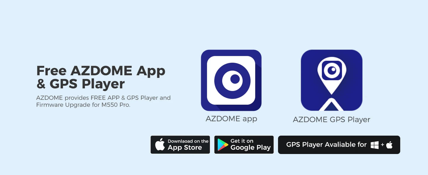 AZDOME 4K Dashcam 3-Kanal Autokamera mit GPS, WiFi, Nachtsicht & 64GB – Ultra-HD Autorekorder für Innenraum & Rückkamera