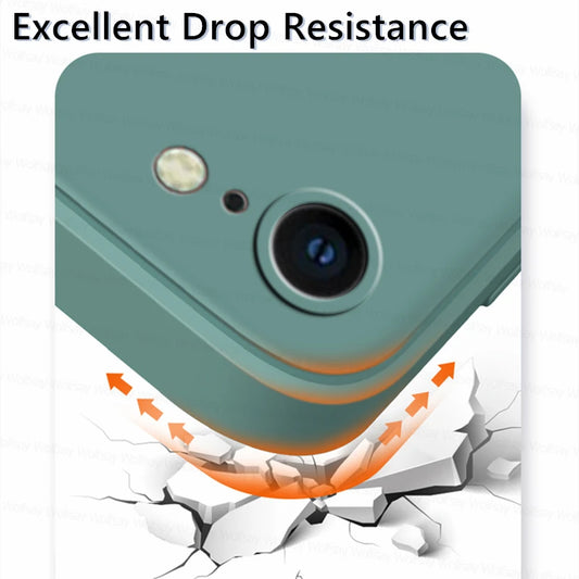 Modische Schutzhülle aus Flüssigsilikon für iPhone 7 / 8 / SE 2020 / SE 2022